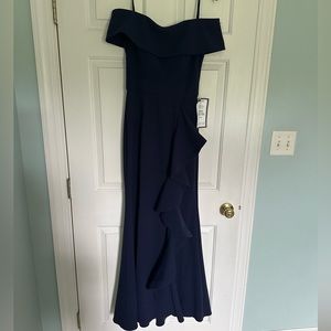Betsy Adam formal navy dress. Size 8.